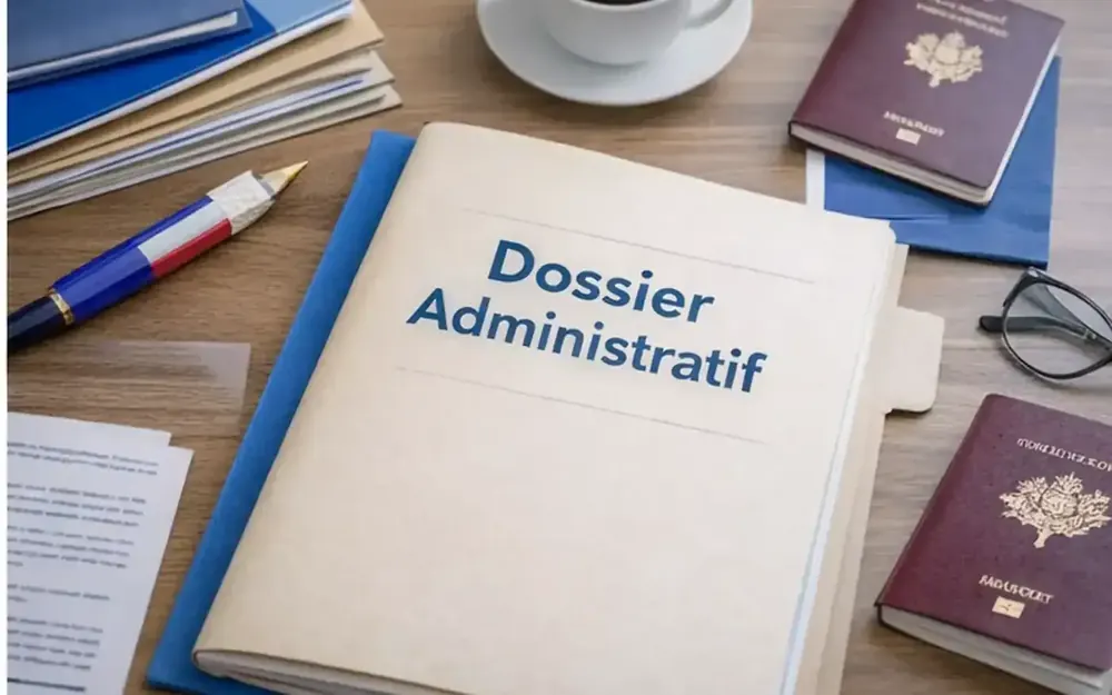 Conseiller accompagnant une personne dans ses démarches administratives