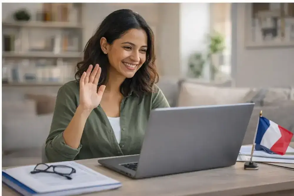 Conseiller répondant à des questions administratives