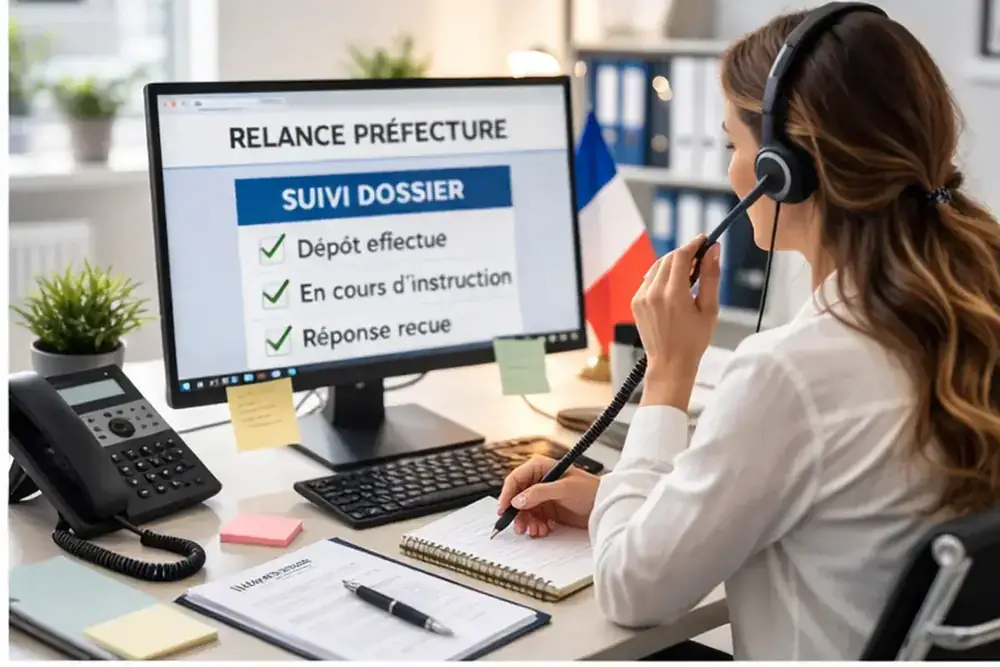 Personne préparant un dossier de nationalité française