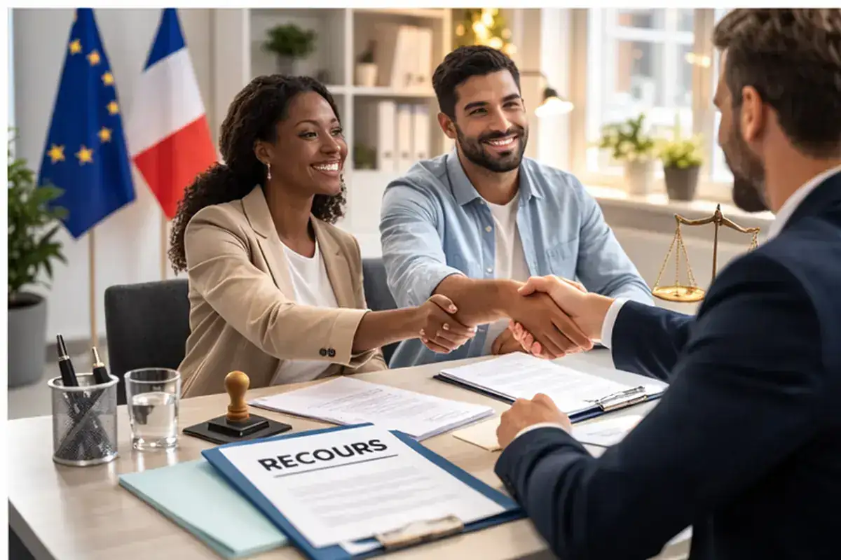 Organisation de documents administratifs dans un bureau